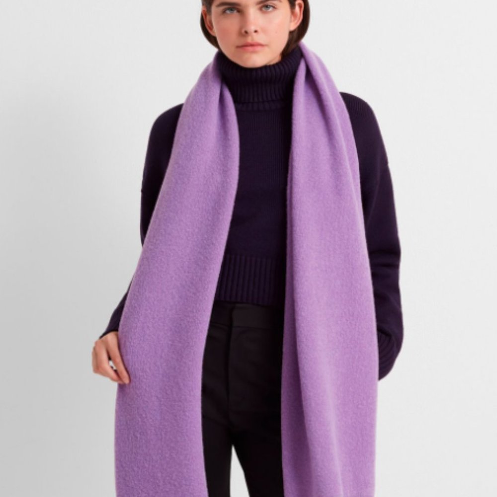 Club Monaco Lavender Purple Long Scarf